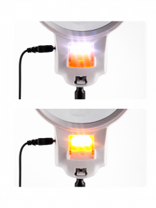 Лупа настольная с подсветкой на гибкой ноге Орбита INL86